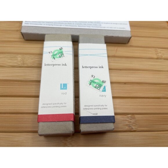 NIB Bundle of Letter Press Ink  & Letter Press Plates Formal Invite Paper Crafts - Picture 5 of 11